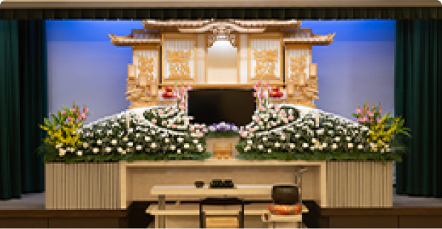 「天空プラン:Aコース」の祭壇イメージ