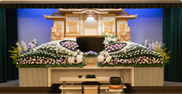 「天空プラン:Bコース」の祭壇イメージ